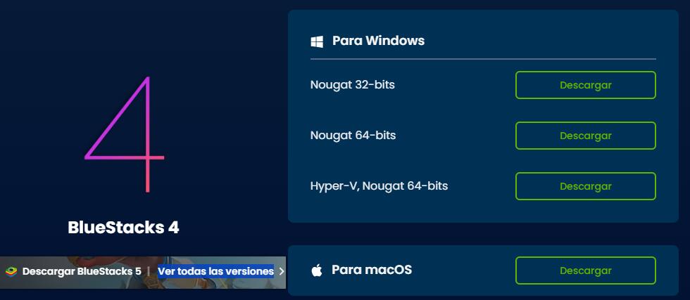 Descargar el emulador de Android