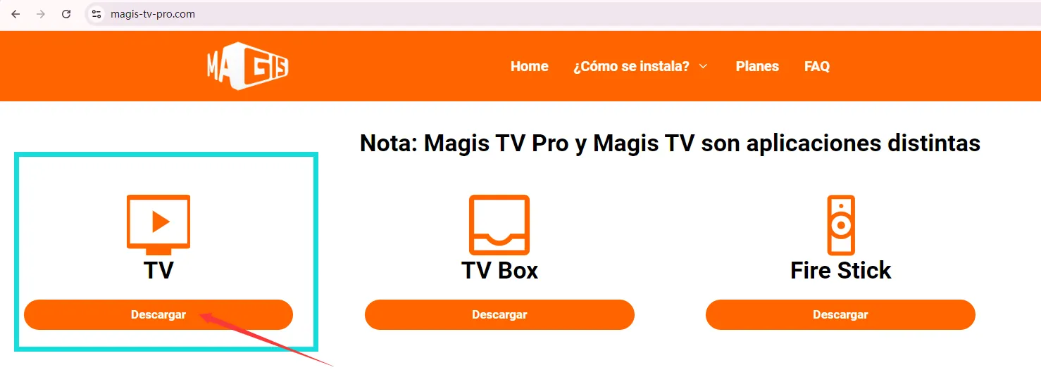 Descargue e instale Magis TV Descargue e instale Magis TV